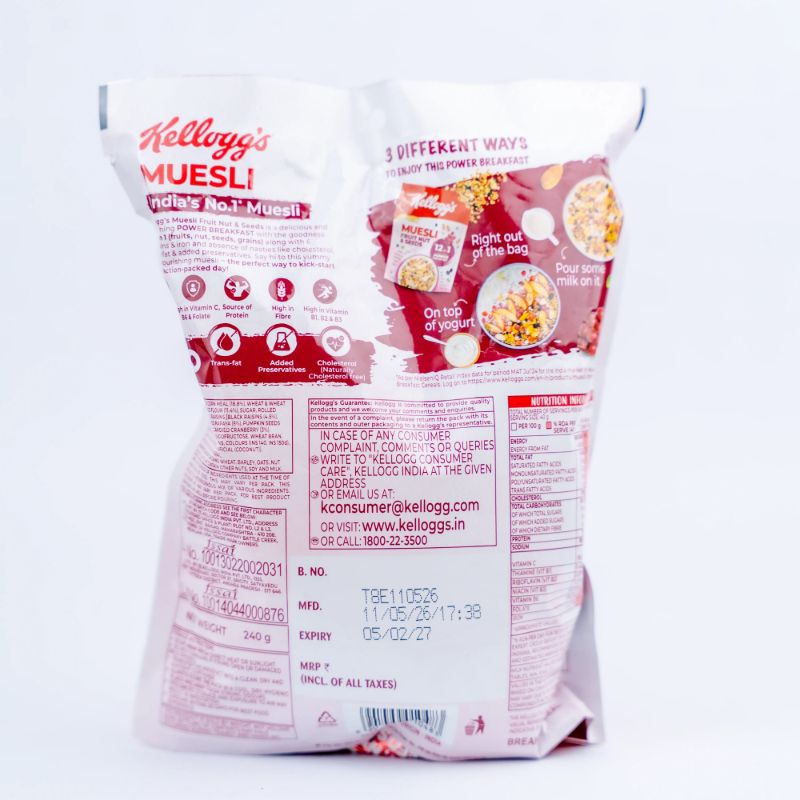 Kellog's Muesli Fruit and nuts(240g)