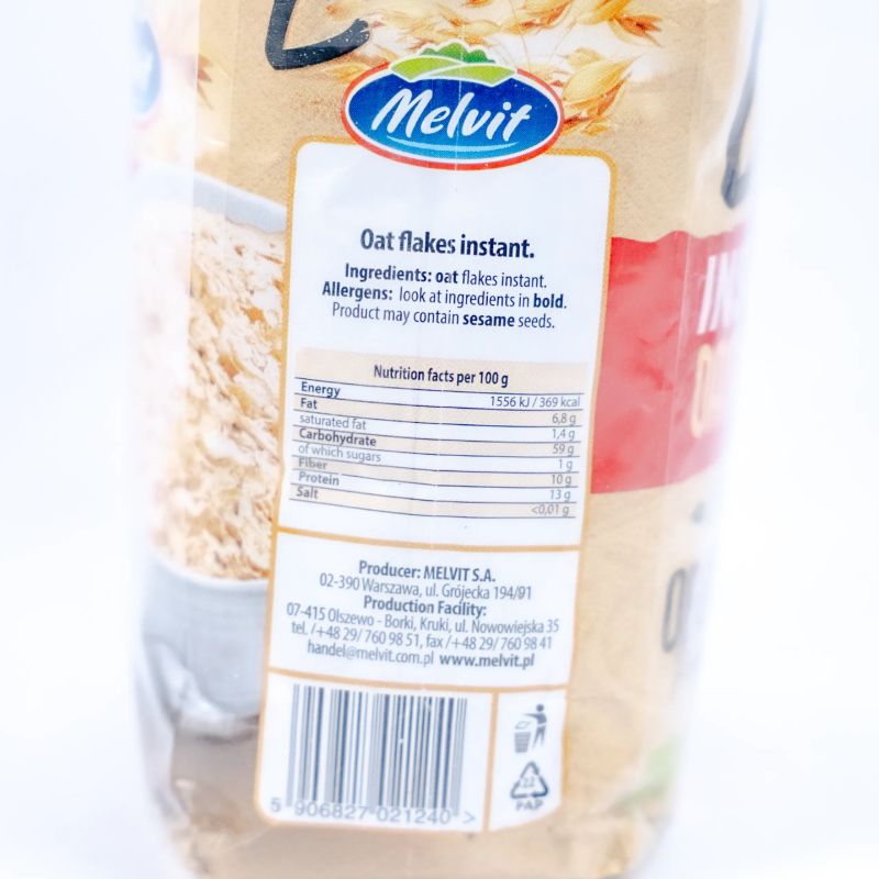 E-Flakes Instant Oatmeal