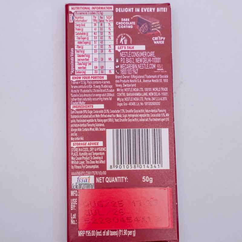 Kitkat Dark Delight (1pcs)