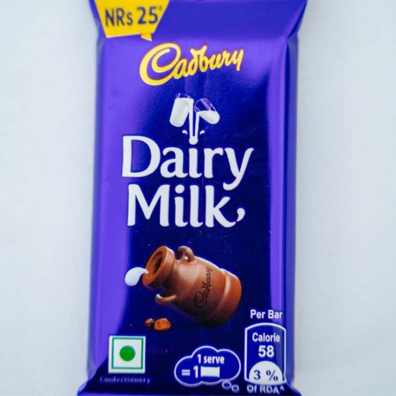 Dairy milk Rs 25