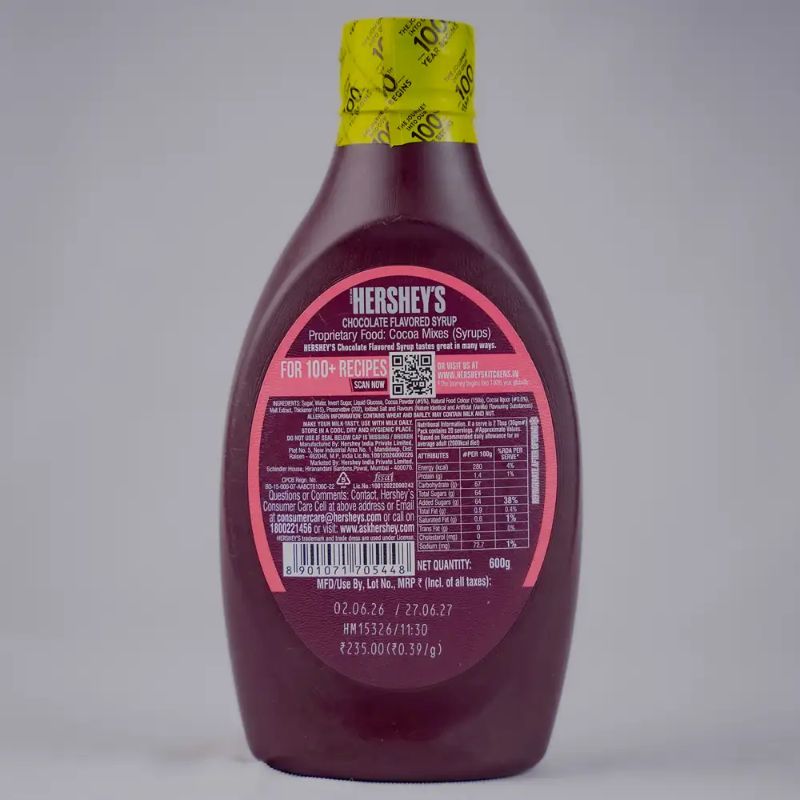 Hersey's chocolate syrup